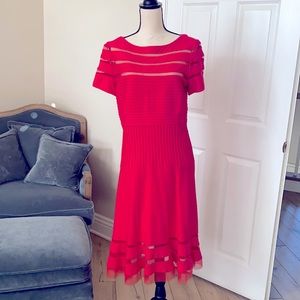 Red cocktail dress